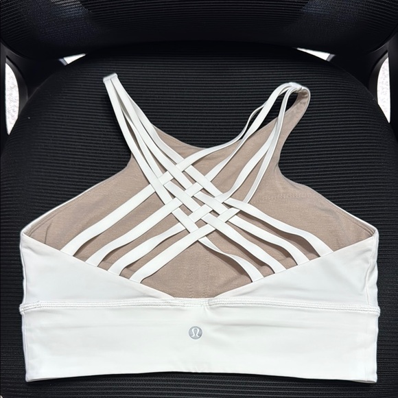 Lululemon NWOT Free To Be Moved Bra *high neck White - Picture 2 of 5